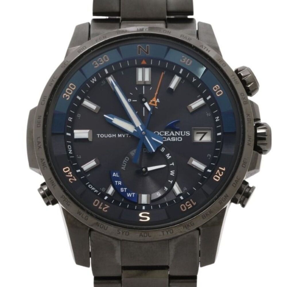 CASIO OCEANUS CACHALOT OCW-P1000B-1AJF Black Titanium Men's Analog Watch